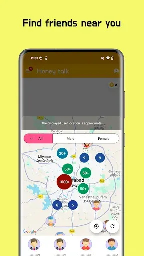Скриншот 2 — Honey Talk - Random Chat