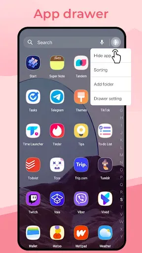 Скриншот 2 — Super16 Launcher for Android16
