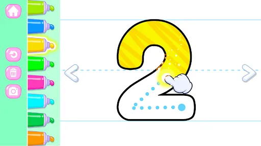 Скриншот 2 — 123 Tracing Numbers for Kids