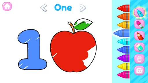 Скриншот 3 — 123 Tracing Numbers for Kids