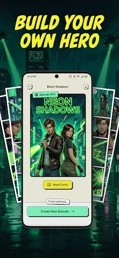 Скриншот 4 — Comics AI: Comic & Manga Maker