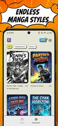 Скриншот 6 — Comics AI: Comic & Manga Maker
