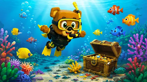 Скриншот 2 — Jumping Bear World 3D