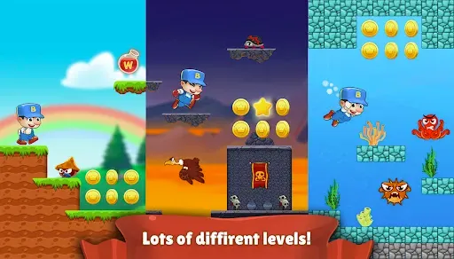 Скриншот 1 — Super Bino 2: Adventure World