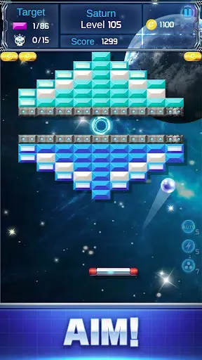 Скриншот 1 — Brick Breaker : Space Outlaw