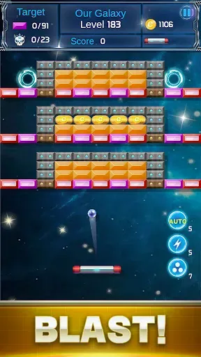 Скриншот 4 — Brick Breaker : Space Outlaw