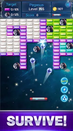 Скриншот 7 — Brick Breaker : Space Outlaw