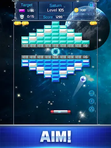 Скриншот 8 — Brick Breaker : Space Outlaw