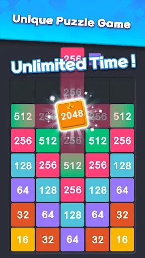 Скриншот 1 — Drop Merge : Number Puzzle