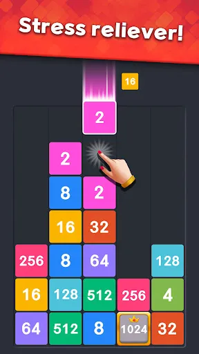 Скриншот 2 — Drop Merge : Number Puzzle