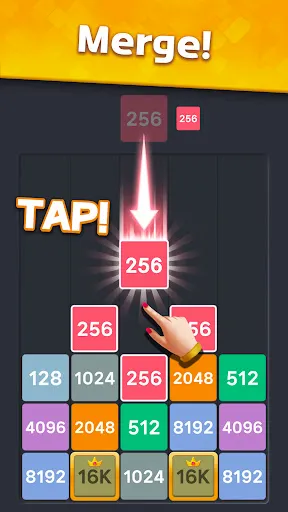 Скриншот 3 — Drop Merge : Number Puzzle