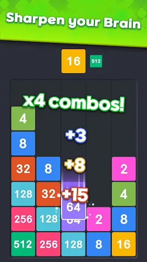 Скриншот 6 — Drop Merge : Number Puzzle