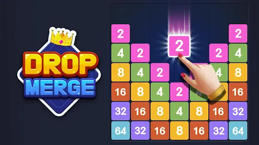 Скриншот 8 — Drop Merge : Number Puzzle