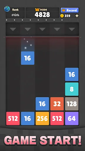 Скриншот 1 — Drop The Number®:Бросьте число