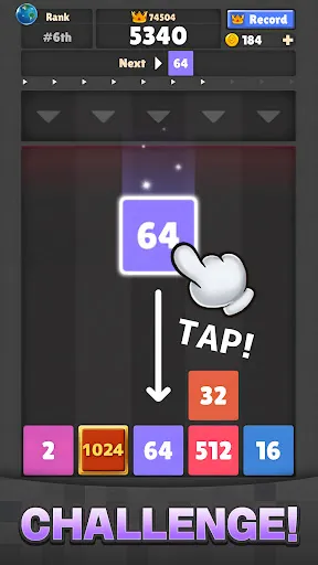 Скриншот 2 — Drop The Number®:Бросьте число