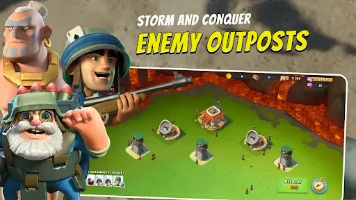 Скриншот 5 — Boom Beach: War Strategy Game