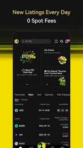Скриншот 2 — LBank - Buy Bitcoin & Crypto