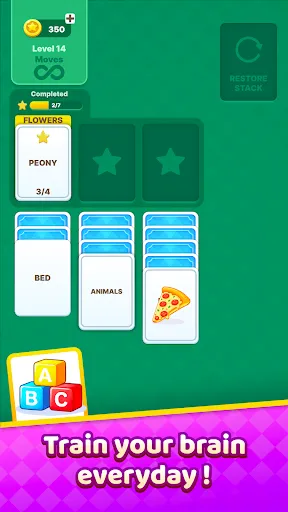Скриншот 2 — Solitaire Words & Pictures
