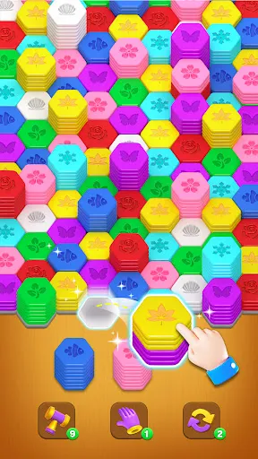 Скриншот 4 — Hexa Up! - Sort and Merge
