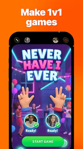 Скриншот 1 — Partytime - make 1v1 games