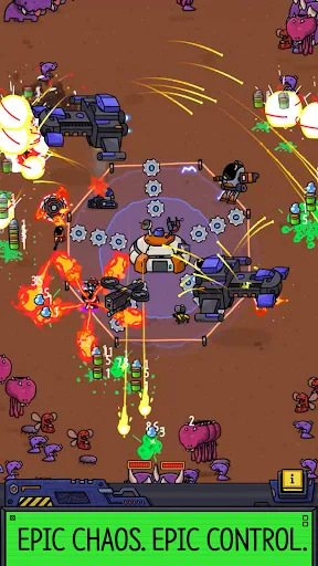 Скриншот 4 — SpaceXYZ: Idle Tower Defense