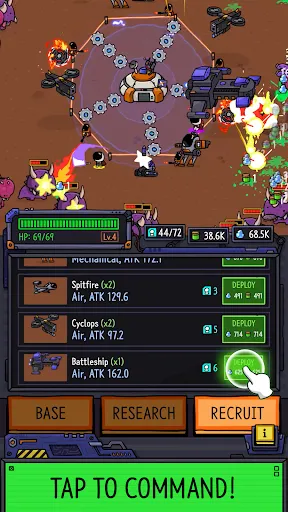 Скриншот 5 — SpaceXYZ: Idle Tower Defense