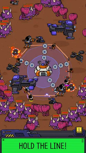 Скриншот 6 — SpaceXYZ: Idle Tower Defense
