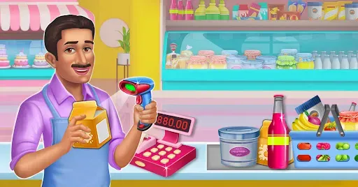 Скриншот 1 — игра кассир супермаркета