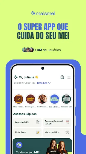 Скриншот 1 — MaisMei: Guia DAS e Gestão MEI