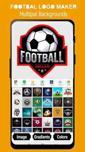 Скриншот 4 — Football Logo Maker - Soccer