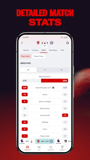 Скриншот 2 — Superscore - Football Scores