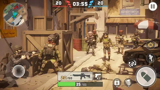 Скриншот 2 — Blaze Strike: Pixel Fury FPS