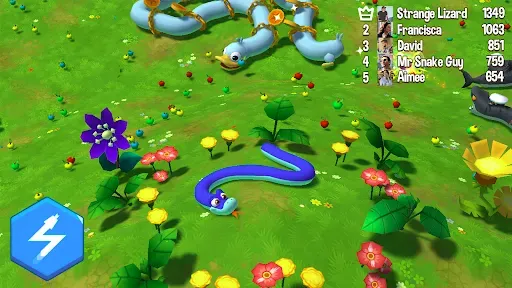 Скриншот 1 — Snake Rivals: змейка онлайн