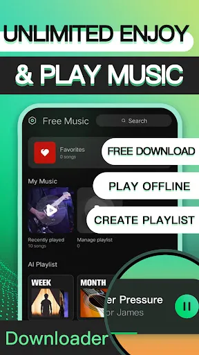 Скриншот 3 — Music Download MP3 Downloader