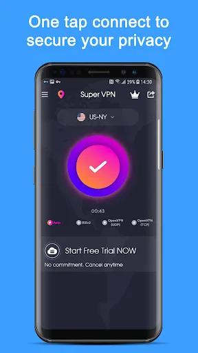 Скриншот 1 — VPN Proxy Speed - Super VPN