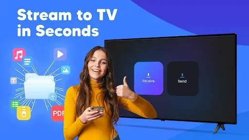Скриншот 1 — Fast TV File Transfer