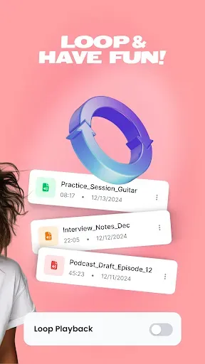 Скриншот 4 — Reverse Play: Audio Recorder