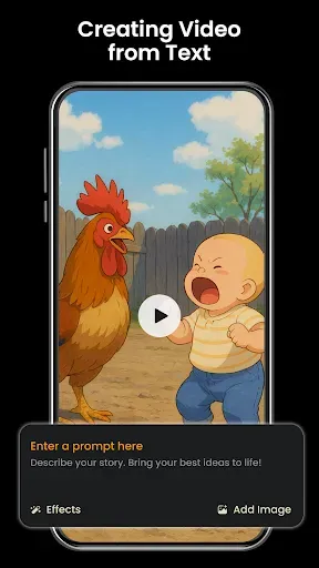 Скриншот 1 — AI Video Generator Serda