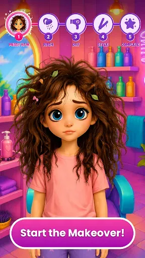 Скриншот 1 — Hairstyle Beauty Salon