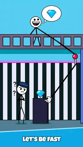 Скриншот 4 — Thief Game: Stickman Escape