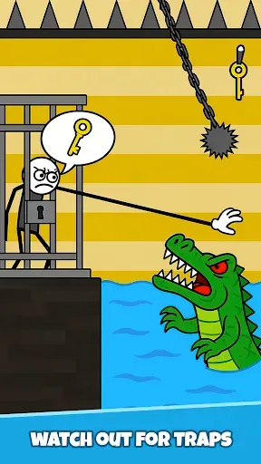 Скриншот 6 — Thief Game: Stickman Escape