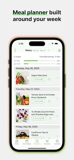 Скриншот 2 — AI meal planner by Supperhero