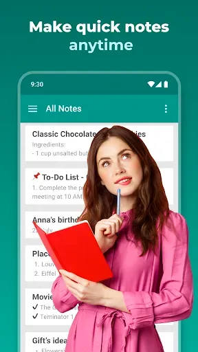 Скриншот 1 — Simple Notes: Note-Taking App