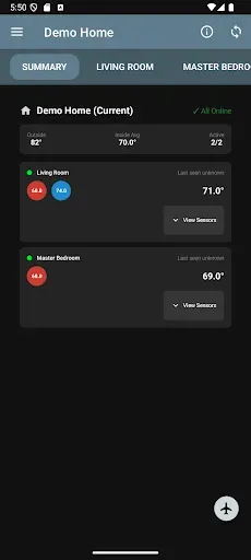 Скриншот 1 — ecobee Wrap Thermostat Control