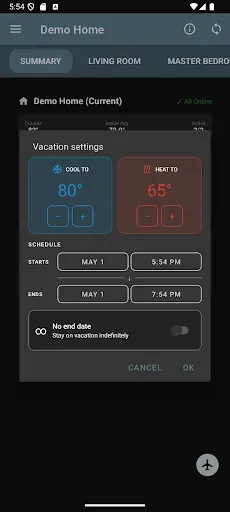 Скриншот 3 — ecobee Wrap Thermostat Control