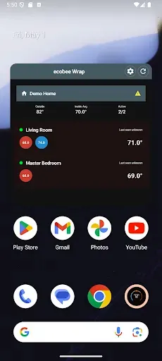 Скриншот 7 — ecobee Wrap Thermostat Control