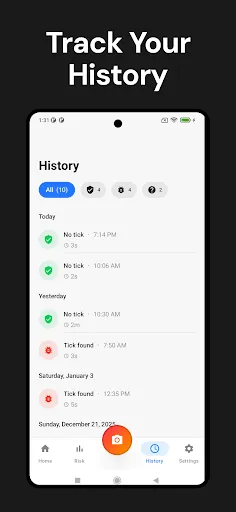 Скриншот 4 — Tick Detector - Сканер клещей