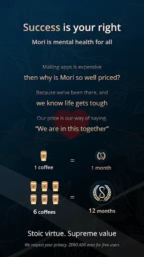 Скриншот 3 — Stoic Journal Meditation: Mori