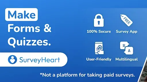 Скриншот 1 — SurveyHeart: Form, Poll & Quiz