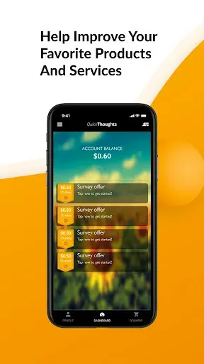 Скриншот 2 — QuickThoughts: Paid Surveys